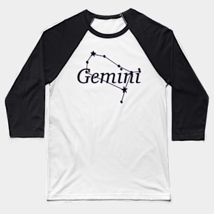 Gemini Constellation Baseball T-Shirt